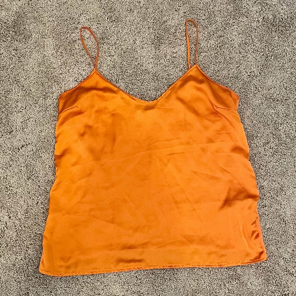 Zara Orange tank top size L